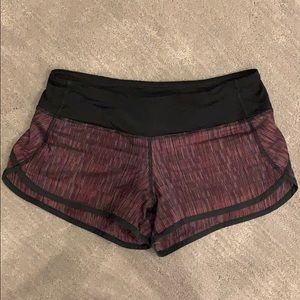 Lululemon Run Speed shorts
